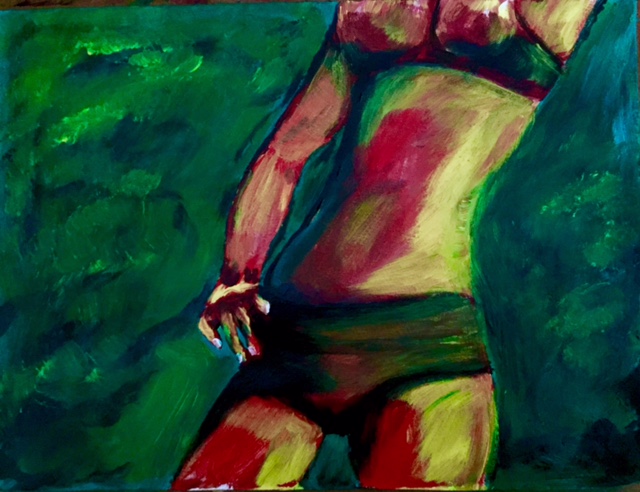 Abstract - Figurative "Shy" - ORIGINAL SOLD